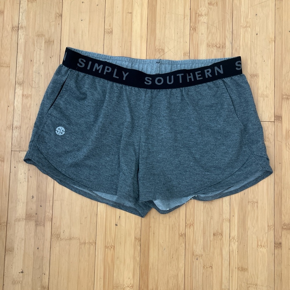 Simply Southern Gray Athletic Shorts